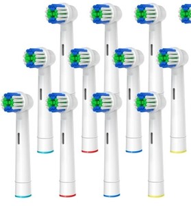 lot 10441 image: Genkent 12-Pack Replacement Toothbrush Heads - Retail $15
