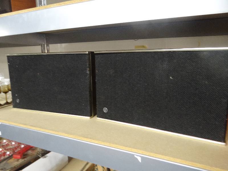 lot 4271 image: Pair of air suspension speakers.