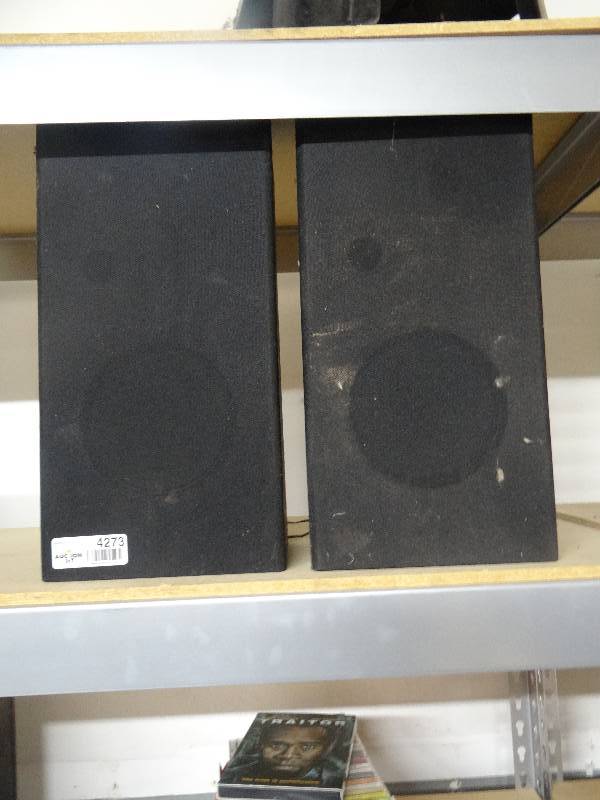 lot 4273 image: Pair of speakers.