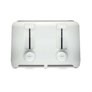 lot 10785 image: Proctor Silex 4 Slice Toaster  Wide-Slots  White 24214PS - Retail - $47.95