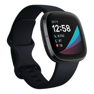 lot 10787 image: Fitbit - Sense Advanced Health Smartwatch - Graphite - Retail - $249.95