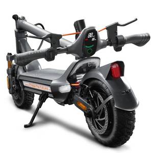 lot 10803 image: CUNFON RZ800 Electric Scooter, Up to 31MPH, 50 Miles Long Range, 1200W Motor, Dual Disc Brakes with EABS, Damping Adjustable Full Suspensions Adults E-Scooter with APP-Retail-$759.99