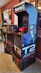 lot 10806 image: Arcade1Up Terminator 2 Deluxe Arcade Machine-Retail-$599.99