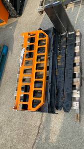 lot 128 image: (Unused)- 42in Beveled Skid Steer Pallet Fork