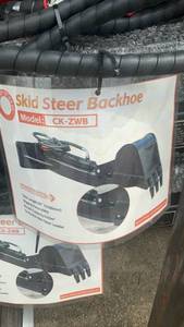 lot 252 image: Skid Steer Backhoe Attachment CK-ZWB