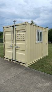 lot 297 image: (Unused)- 10ft Modified Shipping Container with Windows - CTTN000040