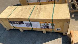 lot 606 image: (Unused)-SDLANCH High-End Carport 12x20ft Metal Storage Shelter