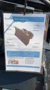 lot 611 image: (Unused)- Ranch IRLB Bulldozer Blade Attachment