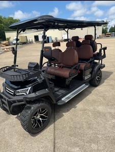 lot 645 image: 2025 NEW 6 Person Luxury Golf Cart (ASSEMBLY REQUIRED Read description for more details) - SDLGC100