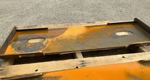 lot 144 image: (Unused) - Skid Steer Mount Plate w dual holes 45 x 17.5