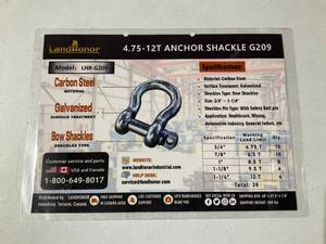 lot 159 image: (Unused)- New D-Ring Anchor Track System