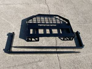 lot 227 image: (Unused)-Captok CK-SF60 Skid Steer Side Shift Fork (One plate &amp 2 forks)