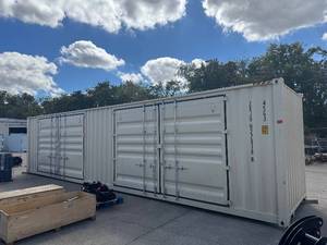 lot 434 image: 2 Door 40 High Cube Storage Container, APPROX 102 TALL X 96 WIDE X 40 DEEP - ZXJU0228188