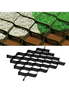 lot 22971 image: 2 Inch Depth Gravel Ground Base Grid Stabilizer, Mud Slope Control, HDPE Material Expandable, Folding Permeable Paver, Honeycomb Grid for Paths, Sidewalks, Parking Lots, Gardens, Yards (3.3 X 16.5 FT)