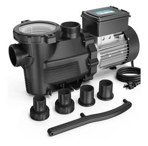 lot 23005 image: VIDAPOOL InAbove Ground Pool Pump, Self Primming High Flow (with Timer, 1.5HP, 7350 GPH, 220V) - Retail $239