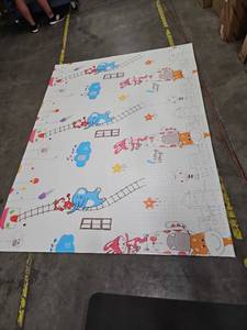 lot 23007 image: 79x71 Foldable Baby Play Mat for Floor, Extra Large Non-Toxic Tummy Time and Crawling Playmat, Thick Foam Play Mat for Baby, Reversible Portable Babies Floor Mats for Infant, Toddler