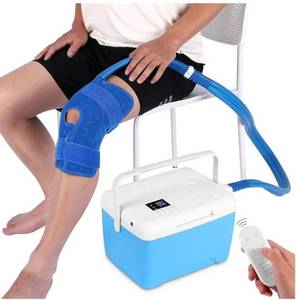 lot 23011 image: Ice Machine for Knee After Surgery  Power-Saving Mode & Wireless Remote Control & Adjustable Timer & LED Screen, Joint Ankle Elbow Replacement Cold Therapy Compression Pad, Cryotherapy Pain Relief