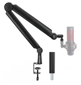 lot 26463 image: Sensic SA-30 Microphone Boom Arm, 360° Rotatable Mic Stand with 6 inch riser, Microphone Holder with 14 38 and 58 Adapters Professional Microphone Arm with Accessories Mic Boom Arm Black