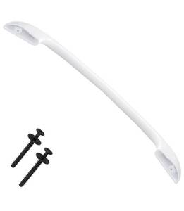 lot 31589 image: Upgraded 316443601 Oven Door Handle Replacement Compatible with Frigidaire Kenmore Electrolux Electric Range Oven Stove Come with 2 Pack 316433300 Range Oven Door Handle Screws
