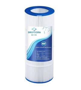lot 31608 image: Upgraded Pool Filter Compatible with CC100, CCRP100, PAP100, Predator 100, Unicel C-9410, Filbur FC-0686, R173215, NSF Certified, 23 58 x 10 116 100 Sq. Ft Pool Filter Cartridge 1 Pack