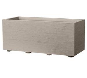 lot 31624 image: Deroma Gravity Planter  23 x 10 x 10 Rectangle  Light & Durable Plastic  Includes Water Reserve & Drainage Plug  Pot for Plants Flowers Garden  Sand