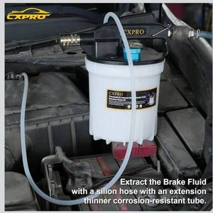 lot 31636 image: 24PCS Brake Bleeder Kit, Vacuum Brake Bleeder Kit with 2L Brake Fluid Extractor and 1L Refilling Bottle, Pressure Clutch Bleeder Kit with 19 Adapters