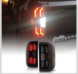 lot 31637 image: LED Tail Lights for Chevy Silverado 1500 2014-2018 & Chevy Silverado 2500HD3500HD 2015-2018, Not for Silverado with Factory LED Tail Light, Smoke Lens