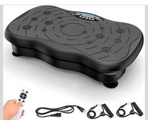 lot 31641 image: Vibration Plate Exercise Machine for Lymphatic Drainage Weight Loss, Whole Body Workout Vibration Fitness Platform ,Home Training Equipment ,Sport Gym for Weight Loss Fat Burner for Women Men