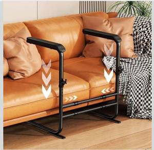 lot 31643 image: Couch Stand Assist with Wide Handle for Elderly, Height & Width Adjustable Chair Lift Assistance for Seniors, Pregnancy, Disabled, Soft Grip Mobility Aid,450 lbs Capacity (Black)