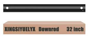 lot 31645 image: 32 Ceiling Fan Downrod 1 Outside Diameter Black Extended Downrod
