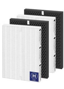 lot 31654 image: 116130 HEPA Replacement Filter H for Winix 5500-2 Am80 Plasmawave Air Purifier,H13 True HEPA High-Efficiency Activated Carbon Filter,2 Combon Set