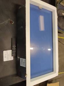 lot 31684 image: Smart Blue Sky Light Ceiling Lamp, APP Control and Biological Rhythm Simulate Sunlight Irradiation, Artificial Skylight for Living Room, Bathroom, Office (2x1 Ft)