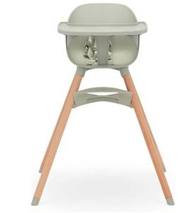 lot 41581 image: Lalo The Chair Convertible 3-in-1 High Chair for Babies & Toddlers, Dishwasher Safe Tray, Adjustable Footrest, Sage - Retail $225