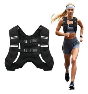 lot 41583 image: 20LBS Weight Vest for Men Women, Body Weight Vests Adjustable with Reflective Stripe for Strength Training, Running, Training Workout, Jogging, Walking