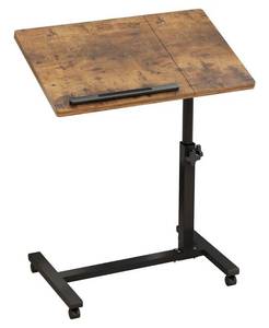 lot 41607 image: Overbed Bedside Desk Mobile Rolling Laptop Stand Tilting Overbed Table with Wheels Height Adjustable Tray Table for Laptop Bed Sofa Side Table
