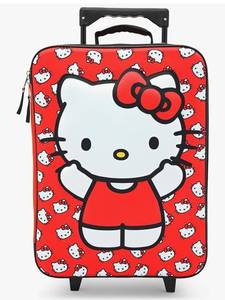 lot 41612 image: Fast Forward Hello Kitty 16 Soft Luggage - Cute & Durable Carry-On Suitcase for Travel 16X12X5