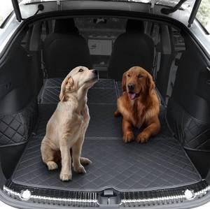 lot 41615 image: ThinSGO for Tesla Model Y Trunk Pet Mat Waterproof Cargo Liner for Dogs Rear Seat Cover for Tesla Model Y 2020-2024