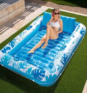 lot 41618 image: Inflatable Tanning Pool Lounger Float