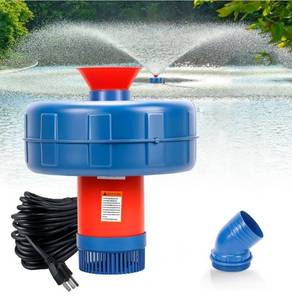 lot 41669 image: Pond Fountain Aerator, 1HP750W 110V Floating Pond and Outdoor Pond Aerating Fountains Pump With 100 Feet Power Cord, Fully Automatic Powerful Lake Floating Fountain for Ponds, Lakes