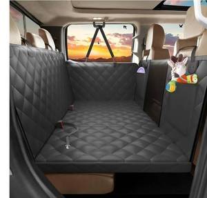 lot 41690 image: Back Seat Extender for Dogs-Upgraded Egg Crate Foam, Hard Bottom Dog Seat Cover for Truck Back Seat, Dog Hammock for Truck Crew Cab F150, RAM1500, Sierra, Silverado,Tundra, Titan 59x29