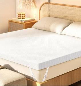 lot 60478 image: Vipfree 3 Inch Memory Foam Mattress Topper Twin XL Size, 2 Inch Cooling Egg Crate Gel Memory Foam Plus 1 Inch High Density Gel Bed Topper