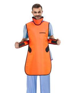 lot 60502 image: Radiation Xray Apron Shield Half Lead Apron for X-Rays 0.5mmpb with Lead Thyroid Shield Collar Lightweight