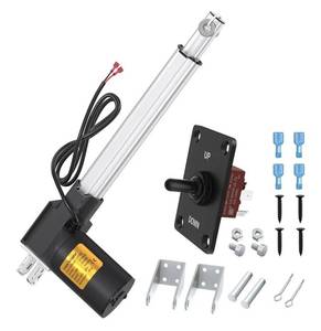 lot 60503 image: 1320lb IP54 Waterproof Linear Actuator 12v Actuator Heavy Duty 8 Inch Stroke Electric Actuator with Switch