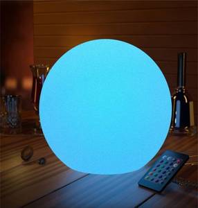 lot 60505 image: LOFTEK 16-inch Large Nursery Night Light Ball 16 Colors Change Floating Light with Remote Control, Rechargeable and Waterproof Night Lights - Retail $133