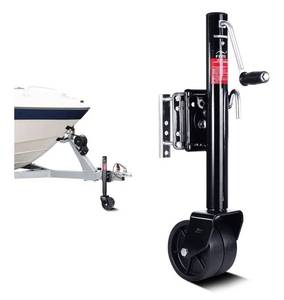 lot 60519 image: RV Boat Trailer Jack 2 Wheel Heavy Duty 2000 Lb. 12 in Lift Anti Rust Galvanized - Retail $109
