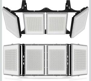 lot 60532 image: 800W 2PACK Flood Lights Outdoor Stadium Lights Led Flood Light Outdoor Security Lights (80000LM 6000K) IP66 Waterproof Floodlight for Garage,Garden,Lawn,Yard,Parking Lot