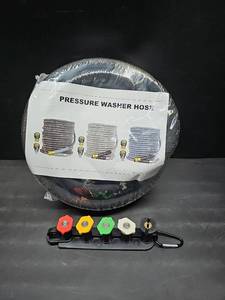 lot 50707 image: Power wash hose and tips