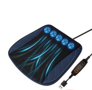 lot 50756 image: Car Seat Cooling Pad, Ventilated Seat Cushion, USB Power Supply for Home Office, Cooling Car Seat Cushion