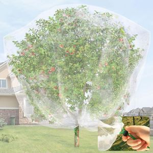lot 50767 image: MR FIVE 9.8 x 9.5 ft Bird Barrier Netting Mesh with Drawstring,Extra Large Bird Netting for Fruit Trees,Garden Tree Net for Protect Fruit Tree Vegetable Flower