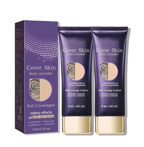 lot 50771 image: All over Complexion Perfector, Body Coverage Perfector, Tattoo Cover up Makeup Waterproof, Cream Body Makeup, Transfer-Resistant Body Makeup, Long Last Body Foundation (2PCS)